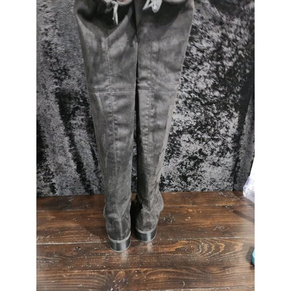 NEW Charles by Charles David Gammon Black Microsuede OTK Boots/Sz. 7.5M - Picture 5 of 8